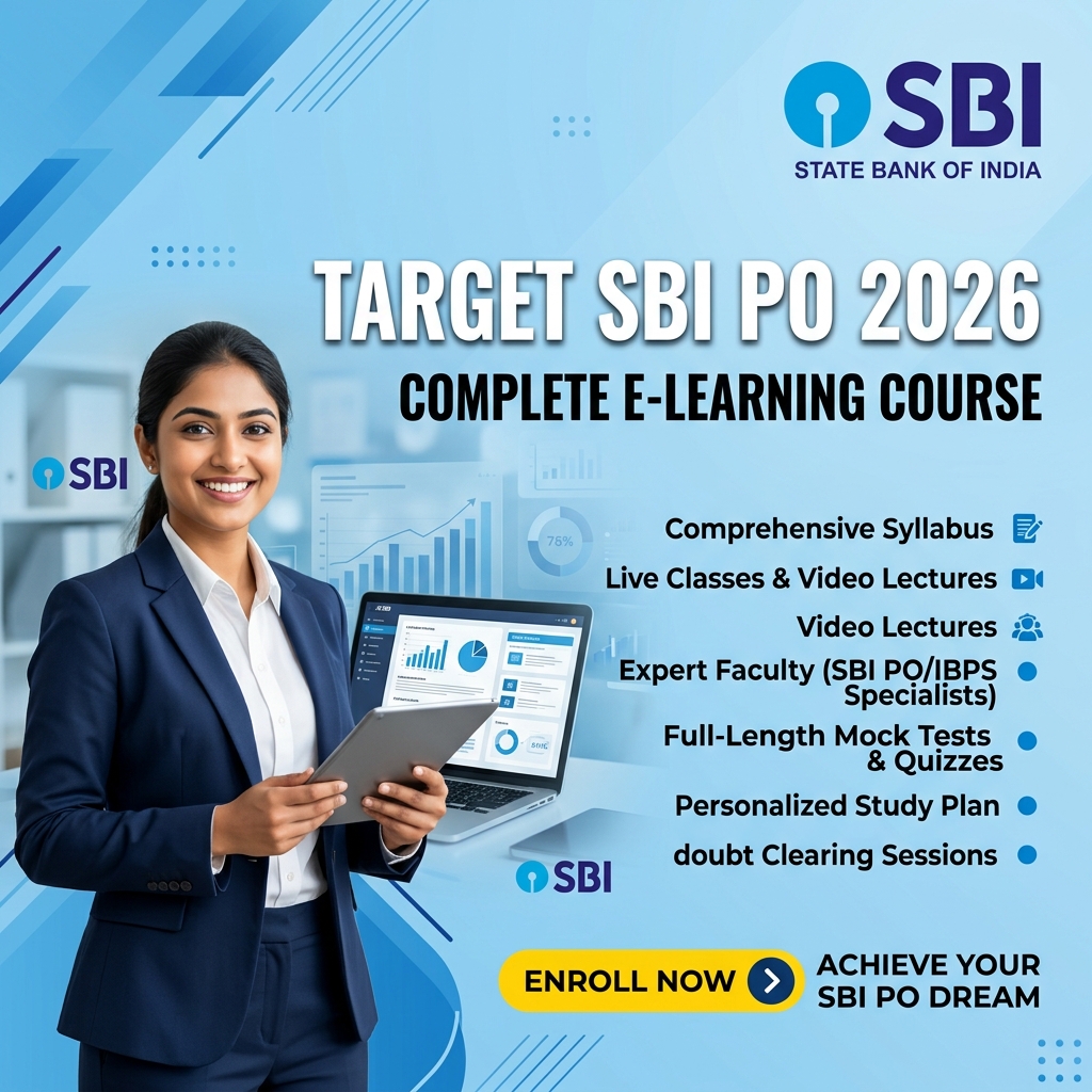 Target SBI PO 2026 Foundation Batch