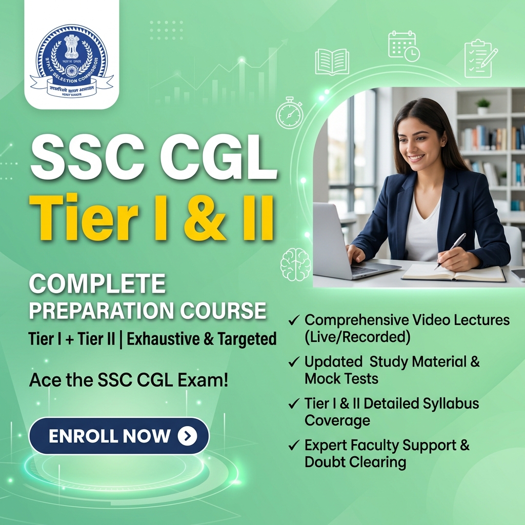 SSC CGL Tier I + II Complete Batch